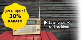 Lyssna på vår radioreklam!