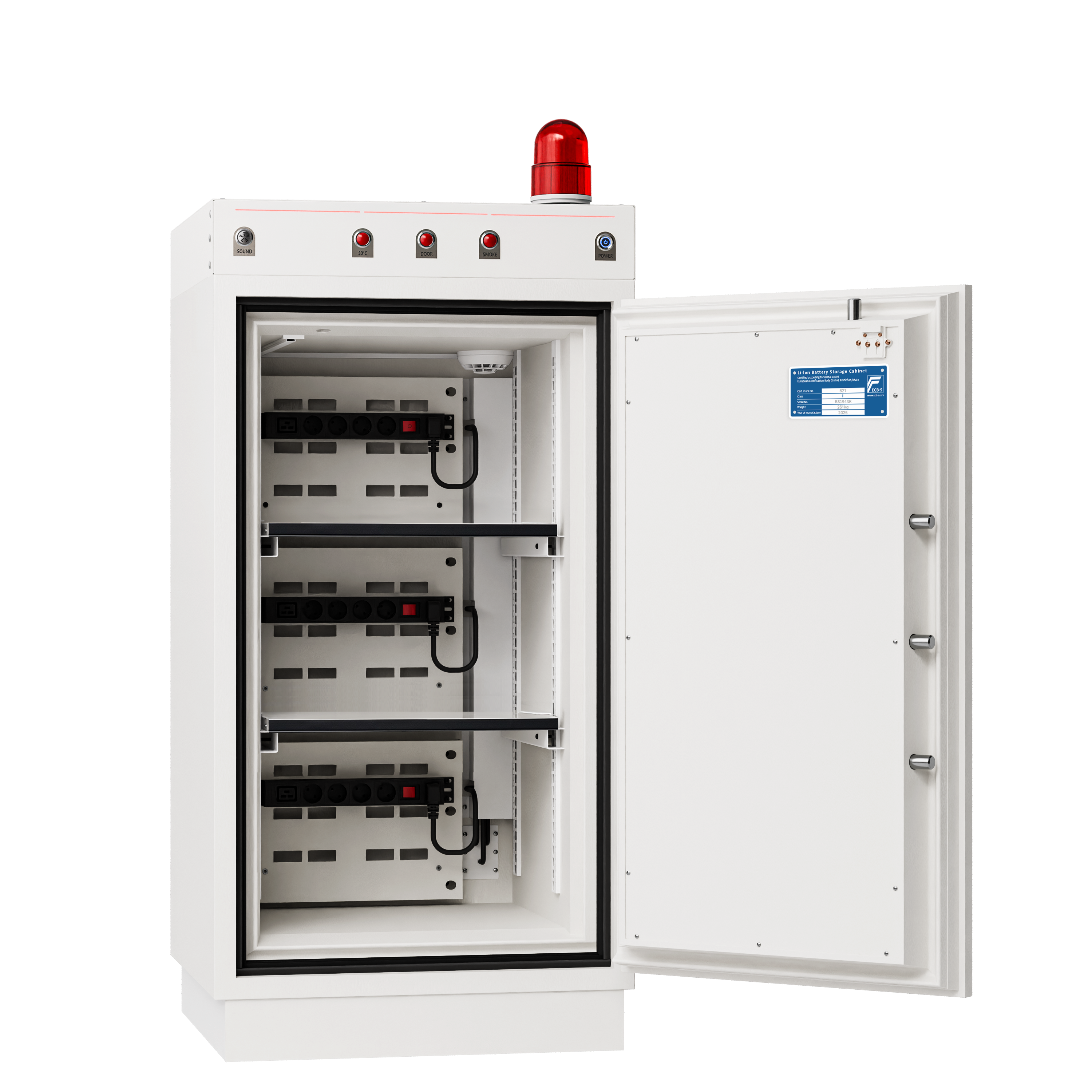 Li-Ion Batteriladdningsskåp 7,5 kWh BLS1943E