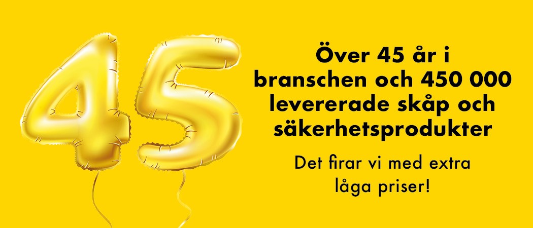 Över 40 års erfarenhet! Vi kan kassaskåp.