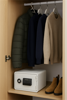 Brandsäkert kassaskåp ES015