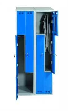 Klädskåp Z-modell 4 dörrar SWED6