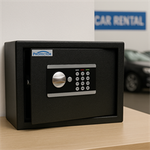 Litet kassaskåp med kodlås Safebox-EL