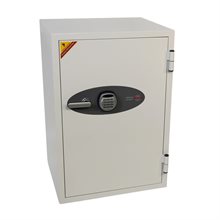 Kassaskåp med dubbelt brandskydd i toppklass (120P/60 min datamedia) DMS100E