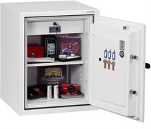 Kassaskåp med dubbelt brandskydd (90P/60 min datamedia) DMS441E