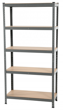 Hyllställ 5 hyllplan i trä T17