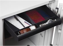 Kassaskåp med två brandskydd DMS72E