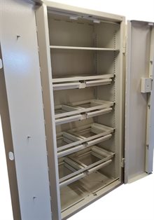 Säkerhetsskåp med dubbeldörrar S100E_HM-BEG2