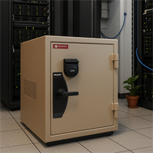 Serverskåp med Kodlås och fläktar SERVER84DE-BEG