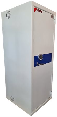 Datorskåp med ventilation och eluttag SSK160F-BEG