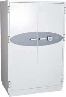 Kassaskåp med dubbelt brandskydd i toppklass (120P/60 min datamedia) DMS1903E