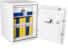 Kassaskåp med dubbelt brandskydd (90P/60 min datamedia) DMS441E