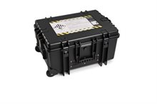 Brandsäker batterilåda med hjul för litiumjonbatterier XL