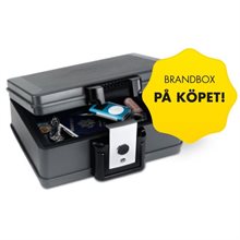 Säkerhetsskåp Kodlås SK500E + Brandbox