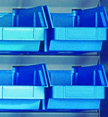 Större avtagbara blåa boxar till verktygsskåp FX205